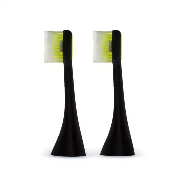 Pakaitinė šepetėlio galvutė silk'n ToothWave TWRS2PEUZ001, juoda, suderinamas papildymas