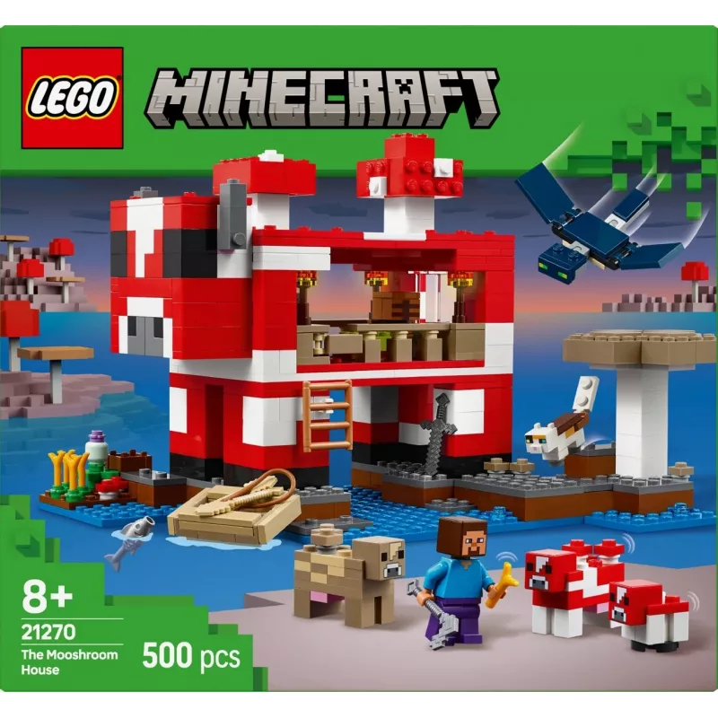 LEGO MINECRAFT 21270 Mooshroom namelis