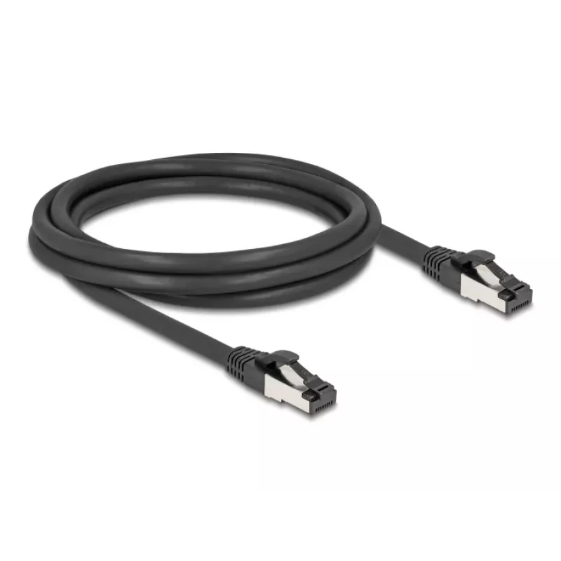 Tinklo kabelis DeLOCK 80572 RJ-45 Cat8.1 2 m Juodas