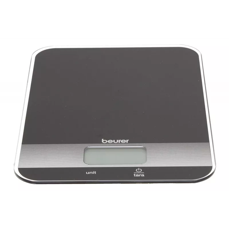 Beurer 70404 virtuvinės svarstyklės skaitmeninės juodos nešiojamos 5 kg 200x145x17mm