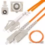 komutacinis kabelis Extralink SC/UPC - LC/UPC Multimode OM2 Duplex 3mm, 3 m
