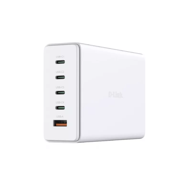 D-Link 240W GaN Įkroviklis, Vidaus, AC, Balta