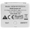 Išmanioji relė „Shelly Relay EM Mini Gen4“ 1 kanalo „Wi‑Fi“, „Matter“, „Zigbee“, „Bluetooth“ 8 A, 110–240 V, energijos matuoklis