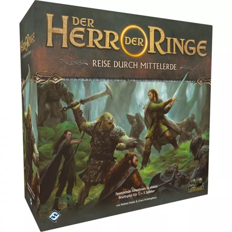 Asmodee Žiedų Valdovas: Kelionė per Viduržemę, stalo žaidimas