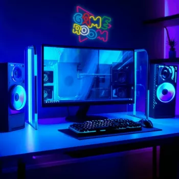 LED Neon Light MANTA SNL67MT — Spalvą keičiantis žaidimų kambario apšvietimas, lanksti LED juosta