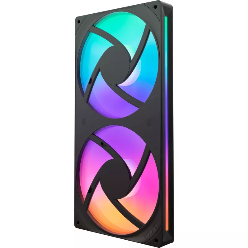 NZXT F280 RGB Core 140mm ARGB PWM 2-Pack Juoda
