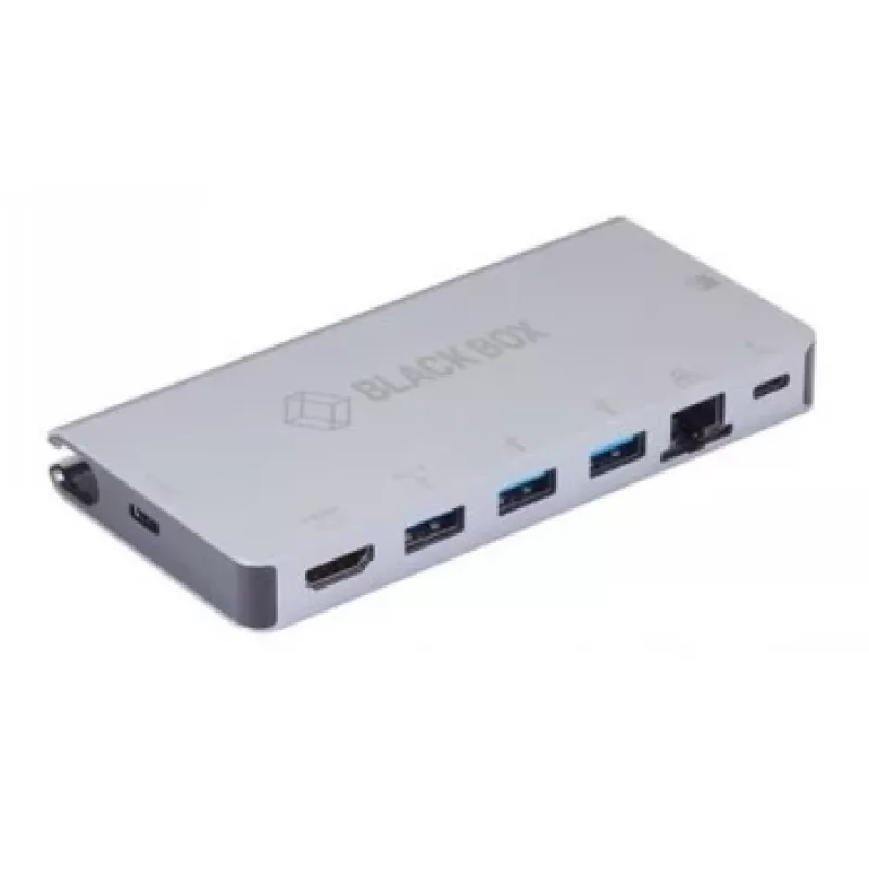 Juoda Box USB C dokinimo stotelė - Displayport rinkinys