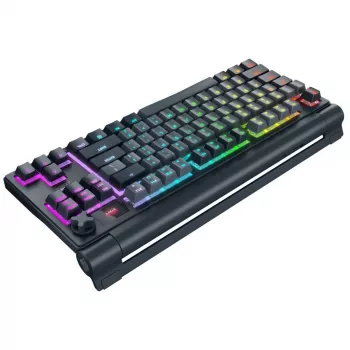 Mechaninė klaviatūra Cherry MX 8.3 belaidė RGB raudoni jungikliai DE išdėstymas