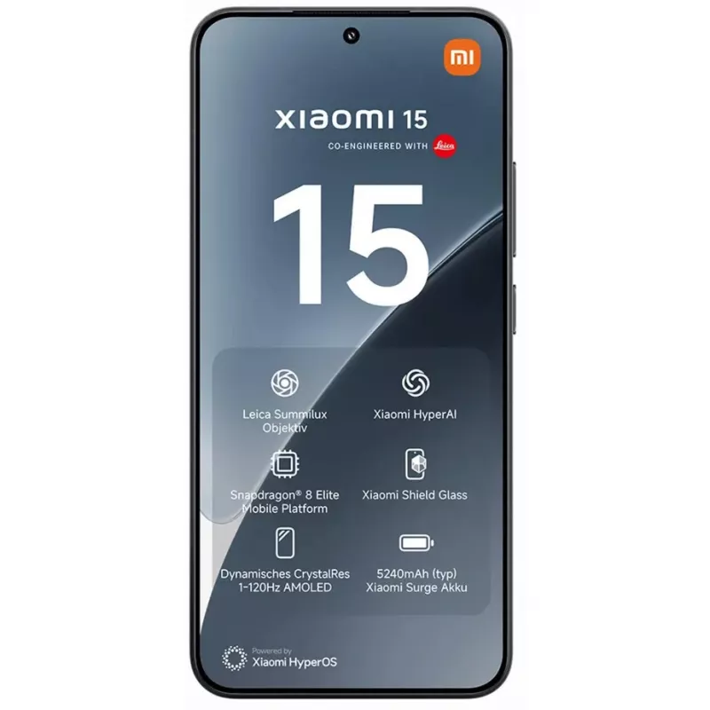 Xiaomi 15 16.1 cm (6.36 inch) 12 GB 512 GB 5240 mAh Juoda