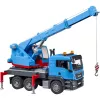 Kraninis sunkvežimis BRUDER MAN TGS Kran-LKW mėlynas ABS 03771