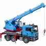 Kraninis sunkvežimis BRUDER MAN TGS Kran-LKW mėlynas ABS 03771