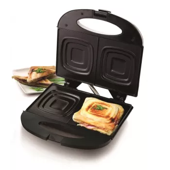 Esperanza Titanum Pizzaiola TKT005K keptuvės-sumuštinių gamintojas, 700 W, juoda