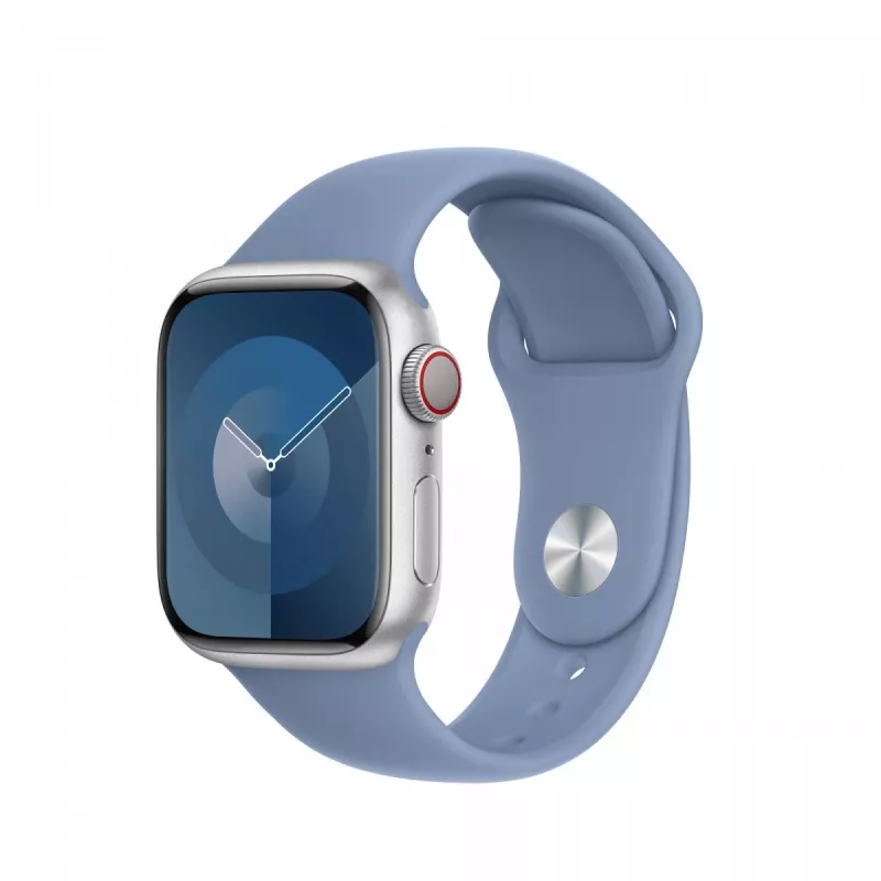 Žiemos mėlynas sportinis dirželis 41 mm - M/L