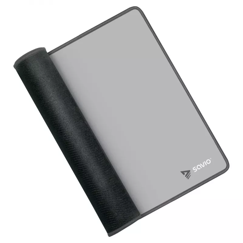 Žaidimų pelės kilimėlis SAVIO Turbo Dynamic XL — Pilkas, 900×400 mm, 3 mm storio, susiūtas neslystantis medžiaginis paviršius