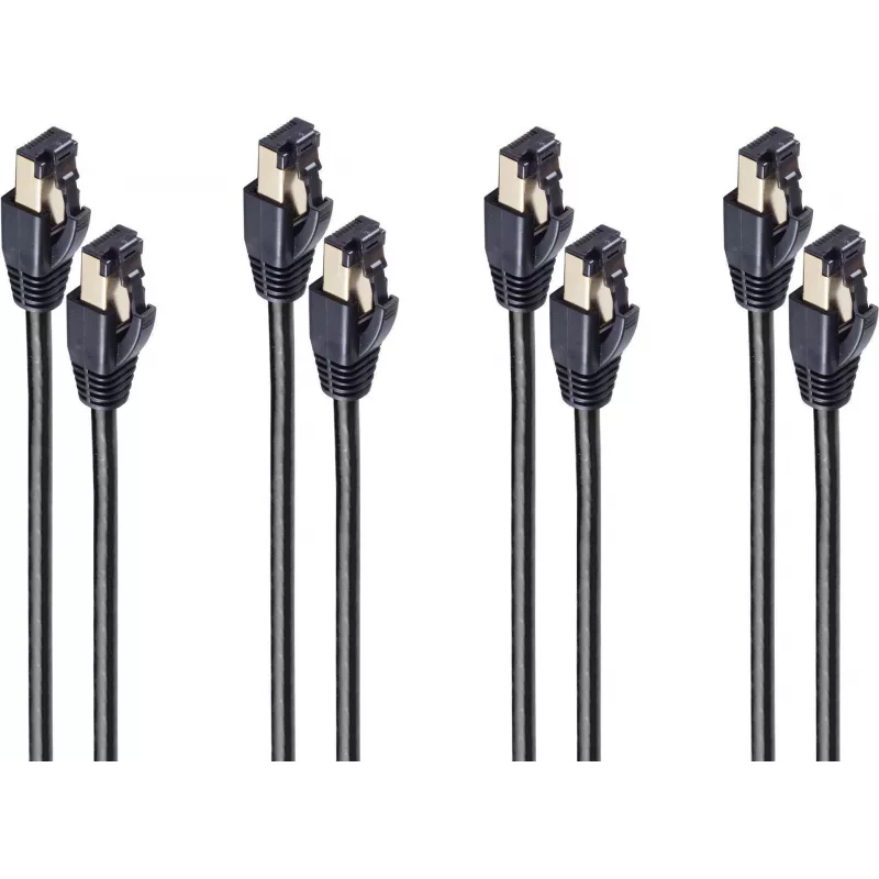 Tinklo kabelis ShiverPeaks BS08-41005-4 Cat8.1 F/FTP 0,25 m