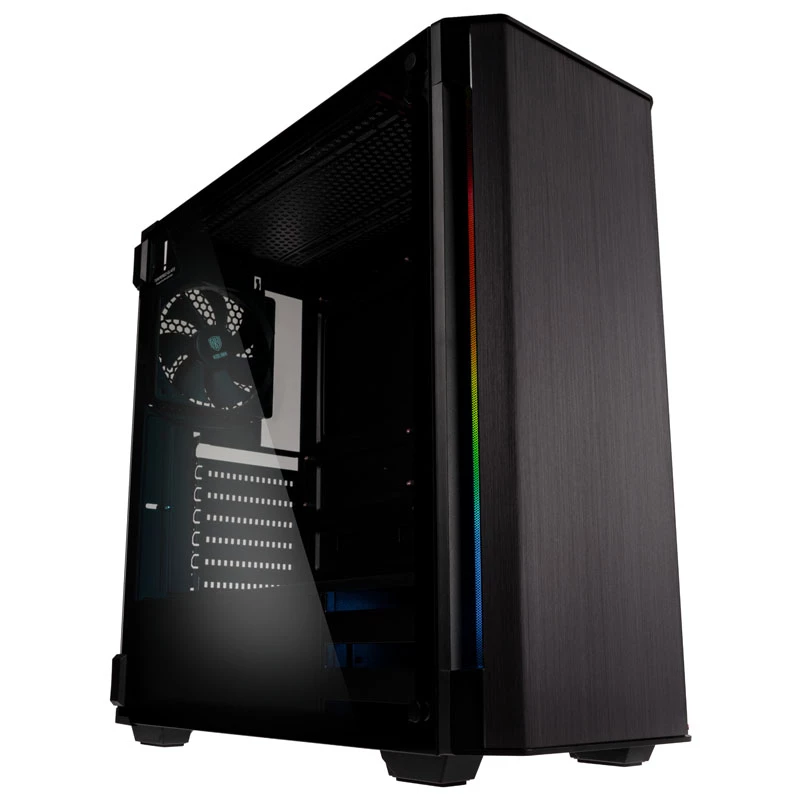 Kompiuterio korpusas Kolink Refine RGB Mid Tower juodas