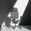 Žaidimų kėdė thunder x3 FLEX Pro Fabric Pilka — ergonomiška pasukama sėdynė, reguliuojami porankiai ir atlošas