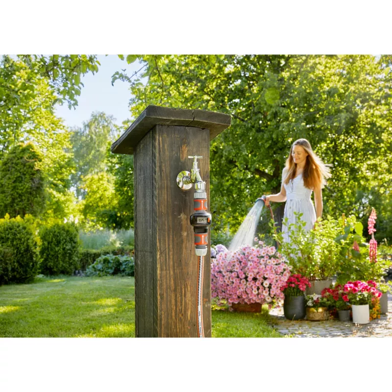 Vandens žarnos jungtis Gardena 18350-20 Juoda Pilka Oranžinė 1 vnt.