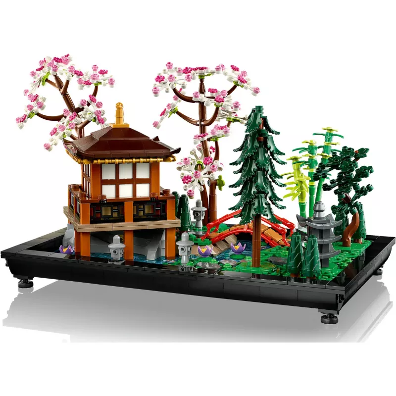 LEGO statybų rinkinys ICONS 10315 Zen Garden, 1363 dalys, 18+, matmenys 210×320×200 mm, svoris 4,19 kg
