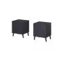 Naktinis staliukas cama meble NOVA 44×40×52 cm, 1 stalčius, tamsiai mėlynas matinis