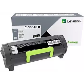 tonerio kasetė Lexmark 51B00A0 Juoda, Originali, 1 pc, for laser printers