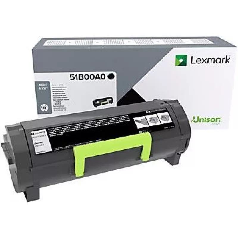 tonerio kasetė Lexmark 51B00A0 Juoda, Originali, 1 pc, for laser printers