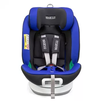 Vaikiška automobilinė kėdutė Sparco SK3000 pilka SK3000I_GR, skirta vaikams nuo 40 iki 150 cm