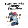 Kačių skanėstai Felix Party Mix Dairy Delight 60 g — traškūs pieno skonio užkandžiai suaugusioms katėms, baltymai 35%, riebalai 19,5%