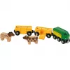Traukinys Ravensburger BRIO Farm Train 33404 — Kaimo tema, įvairiaspalvis, amžius nuo 0,3 iki 99 metų