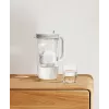 Vandens filtro ąsotis BRITA Glass+1 Maxtra Pro pilkas, 2,4 L bendras / 1,5 L filtruoto, Maxtra Pro PP filtras