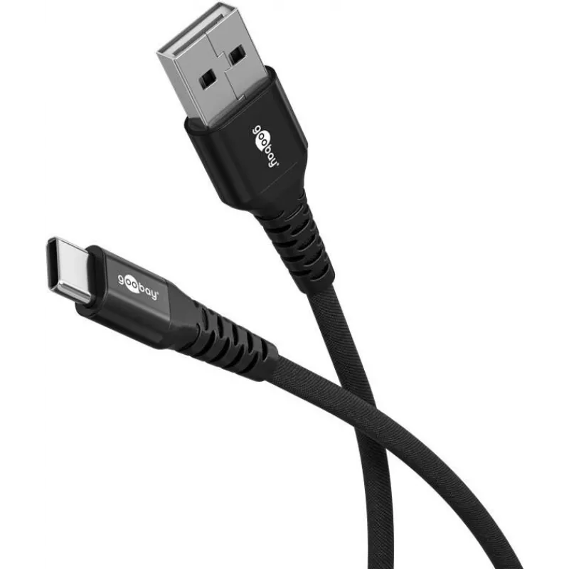 Wentronic 74525 USB laidas juodas