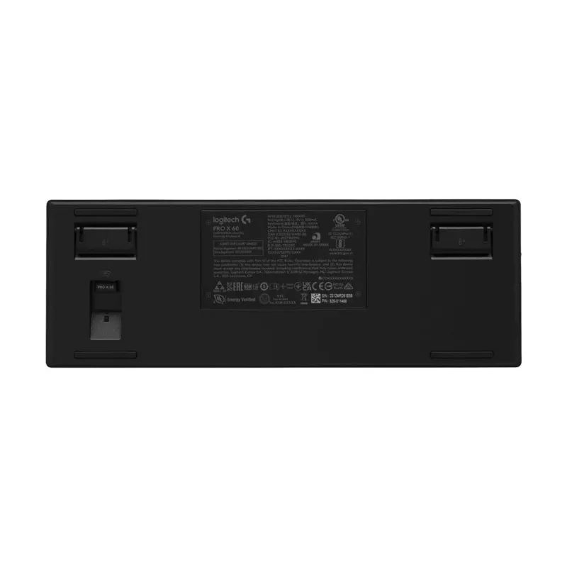 Logitech G PRO X 60 klaviatūra žaidimams USB RF Wireless Bluetooth QWERTZ vokiška balta