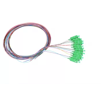 Pigtail rinkinys SC/APC Extralink G.657A1 1,5 m 12 vnt. 12 spalvų