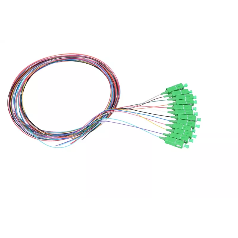Pigtail rinkinys SC/APC Extralink G.657A1 1,5 m 12 vnt. 12 spalvų