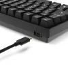 Mechaninė žaidimų klaviatūra Sharkoon Skiller SGK50S3 PBT juoda geltona RGB