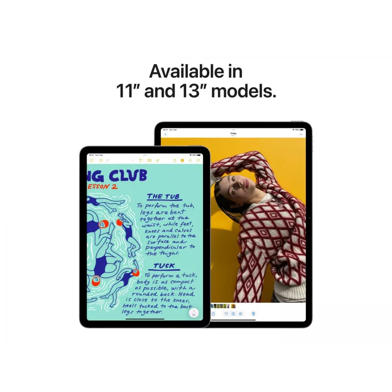 Apple iPad 13 colių Air Wi-Fi + Cellular 128 GB – kosminė pilkuma
