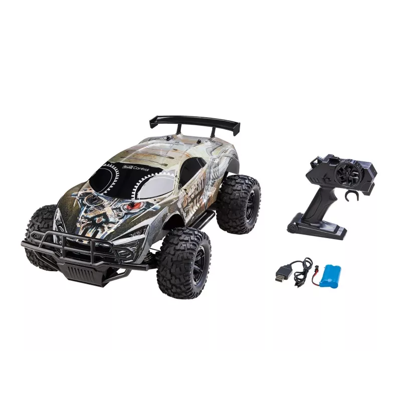 RC automobilis REVELL Desert Rat (modelis 24442) — pilkas ir juodas radijo bangomis valdomas visureigis
