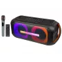 Nešiojamas mono Bluetooth garsiakalbis BLOW 30-392# — 6000 mAh baterija, 6,5 W RMS, Bluetooth 5.0, MicroSD, AUX, Micro-USB, 2 garsiakalbiai, juodas