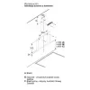 Sieninis gartraukis Bosch DWK65DK20, 590×325×690 mm, 550 m³/h, 3 greičiai, 62 dB, baltas, aliuminio riebalų filtras