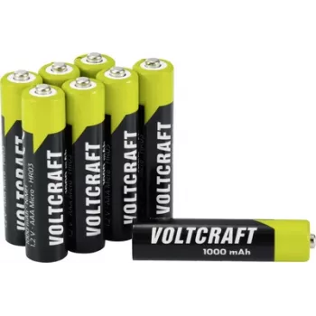 Voltcraft VC-16043045 Micro AAA -Battery NiMH 1000 mAh 1,2 V 8 vnt. (VC-16043045)