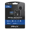 MicroSD kortelė PNY PRO ELITE HIGH ENDURANCE 256GB UHS-I U3 - 256 GB, UHS-I, U3, High Endurance