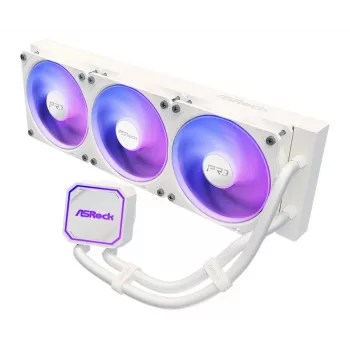 CPU aušintuvas ASROCK Pro 360 ARGB White – 360 mm AIO skysčio aušintuvas, ARGB apšvietimas, balta apdaila