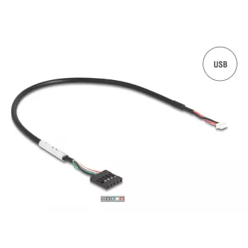DeLOCK 90781 nuoseklus keitiklis kartotuvas izoliatorius USB 2.0 RS-232 juodas žalias