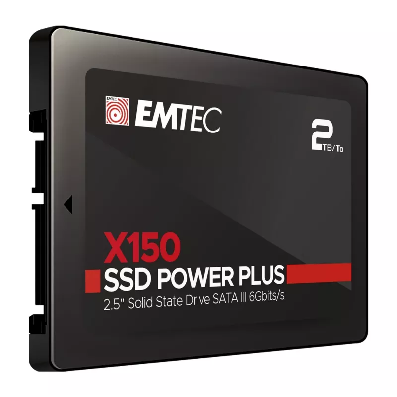 Emtec X150 Power Plus - SSD - 2 TB - vidinis - 2.5 (6,4 cm) - SATA 6Gb/s (ECSSD2TX150)