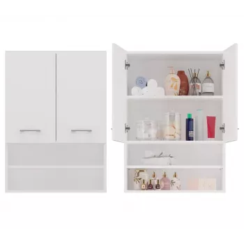 Topeshop POLA MINI DK balta vonios spintelė