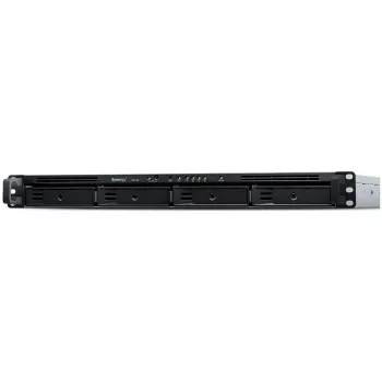 Synology RX418 disko masyvas, stovo tipo (1U), juodos, pilkos spalvos