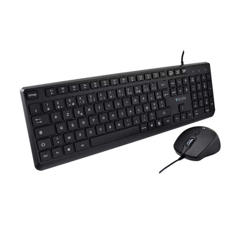 V7 USB PRO klaviatūra pelė COMBO ES - klaviatūra - QWERTY - Ispanija (CKU350ES)
