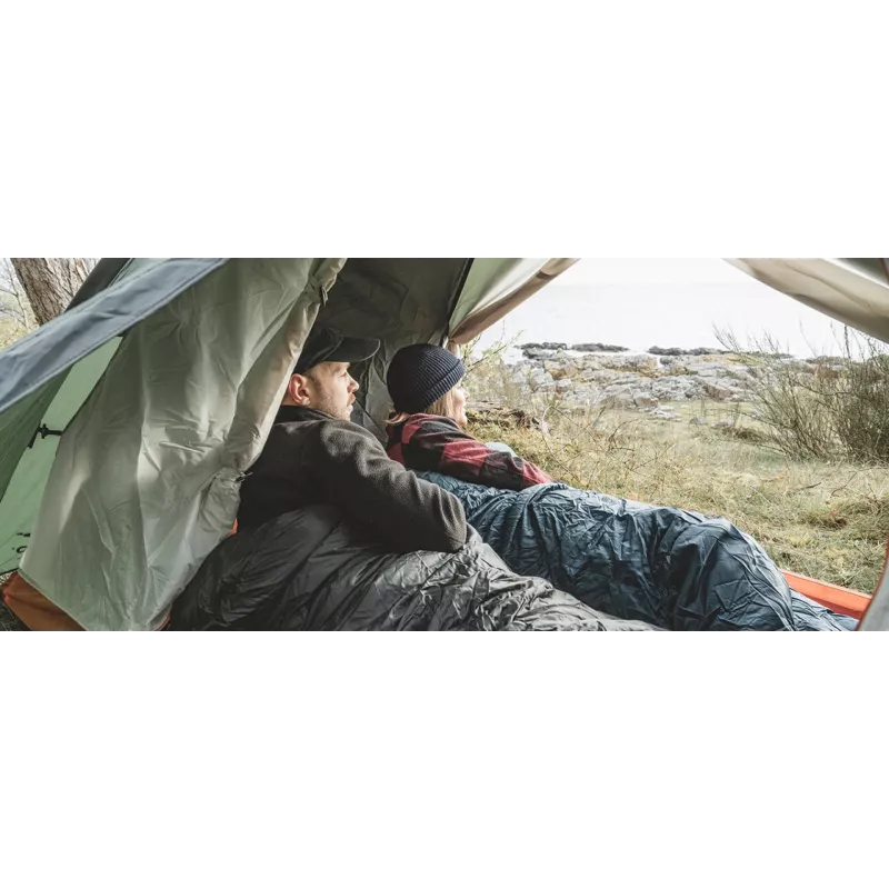 Kupolo / iglu palapinė Easy Camp Rondane 3 — 3 vietų, poliesterio išorinis tentas, aliuminio stiebai, tamsiai žalia