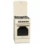 Dujinė-elektrinė viryklė MPM MPM-56-KRM-14, 56 cm, 4 dujų degikliai, elektrinė orkaitė, kreminė