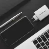 Įkroviklis QOLTEC 100W GaN USB-C Dual PD 5–20V 1,5–5A, 2×USB-C